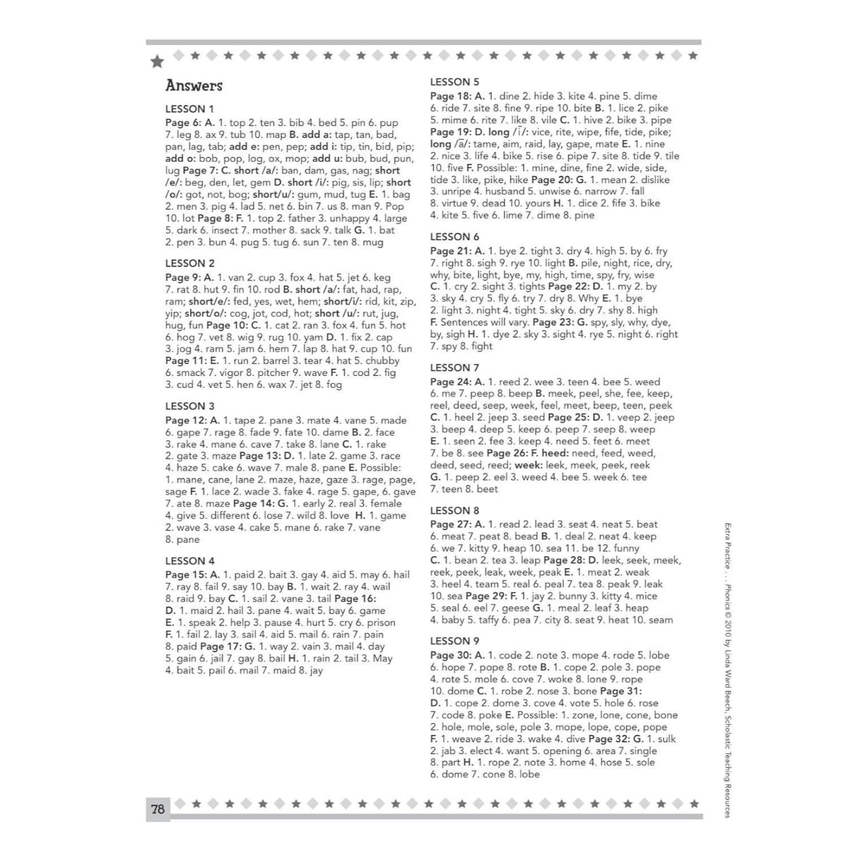 Phonics, Grades 3-6 (Extra Practice for Struggling Readers) (Spiral Bound)