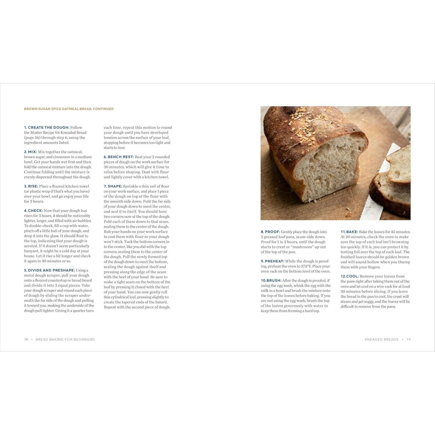 Bread Baking for Beginners: The Essential Guide to Baking Kneaded Breads, No-Knead Breads, and Enriched Breads (Spiral Bound)