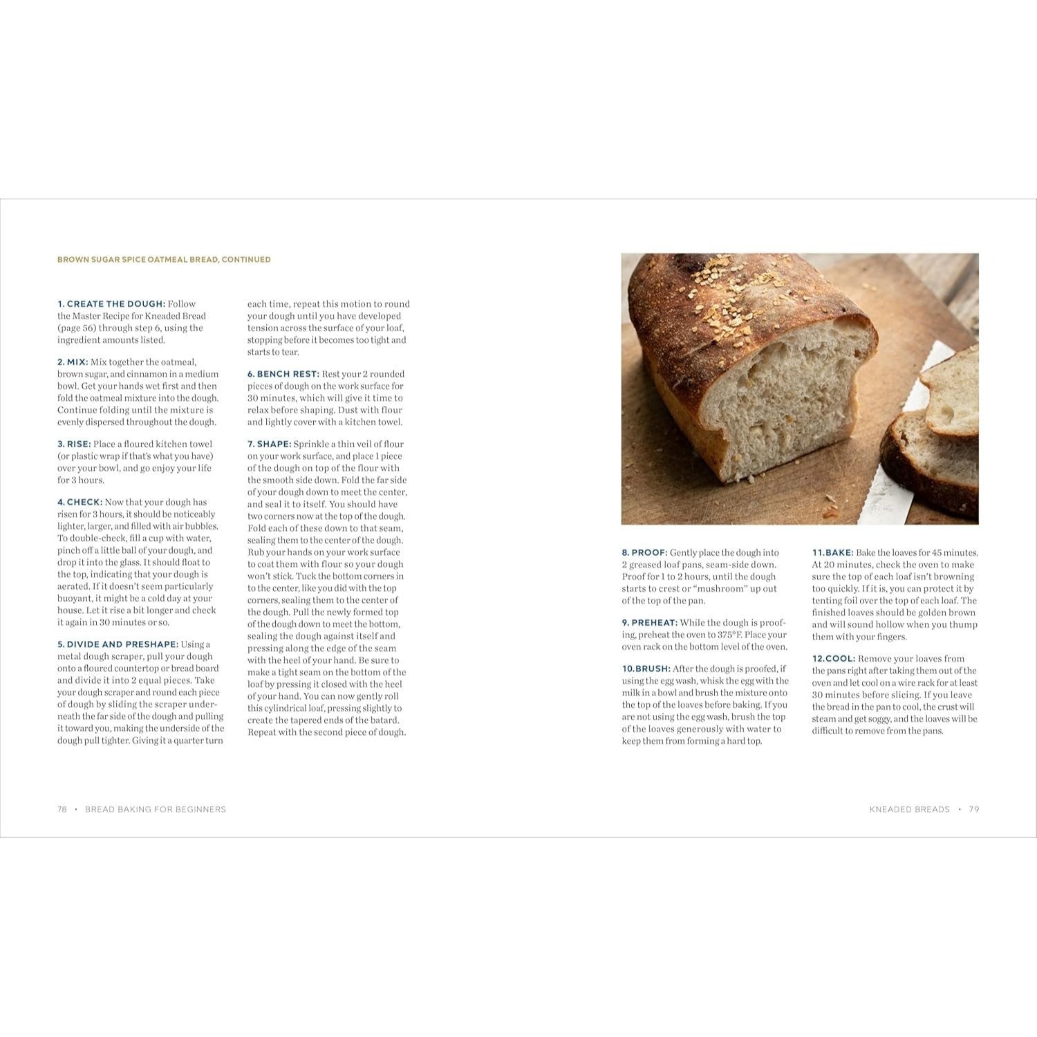 Bread Baking for Beginners: The Essential Guide to Baking Kneaded Breads, No-Knead Breads, and Enriched Breads (Spiral Bound)