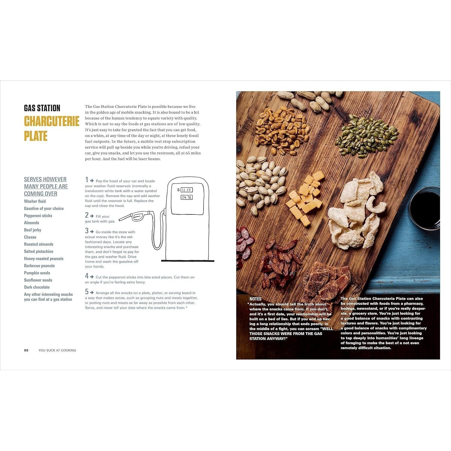 You Suck at Cooking: The Absurdly Practical Guide to Sucking Slightly Less at Making Food: A Cookbook