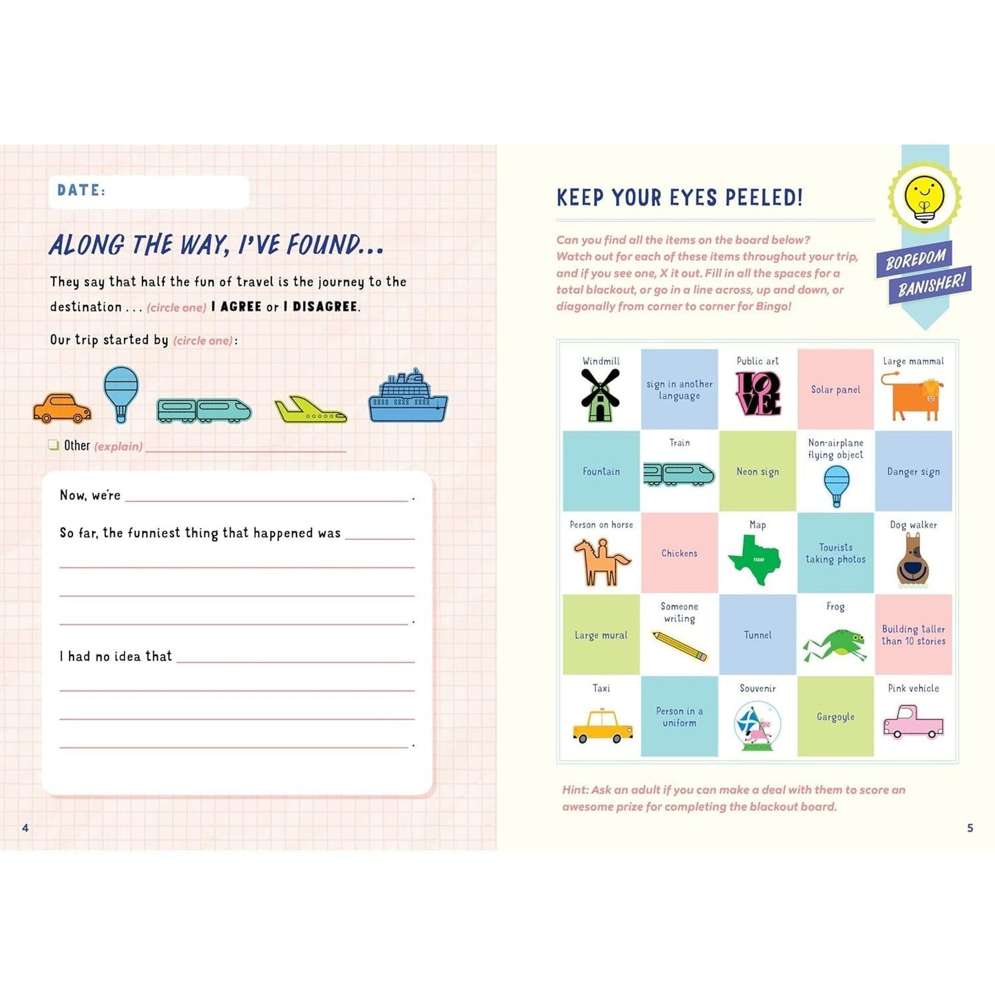 The Ultimate Travel Journal for Kids: Awesome Activities for Your Adventures