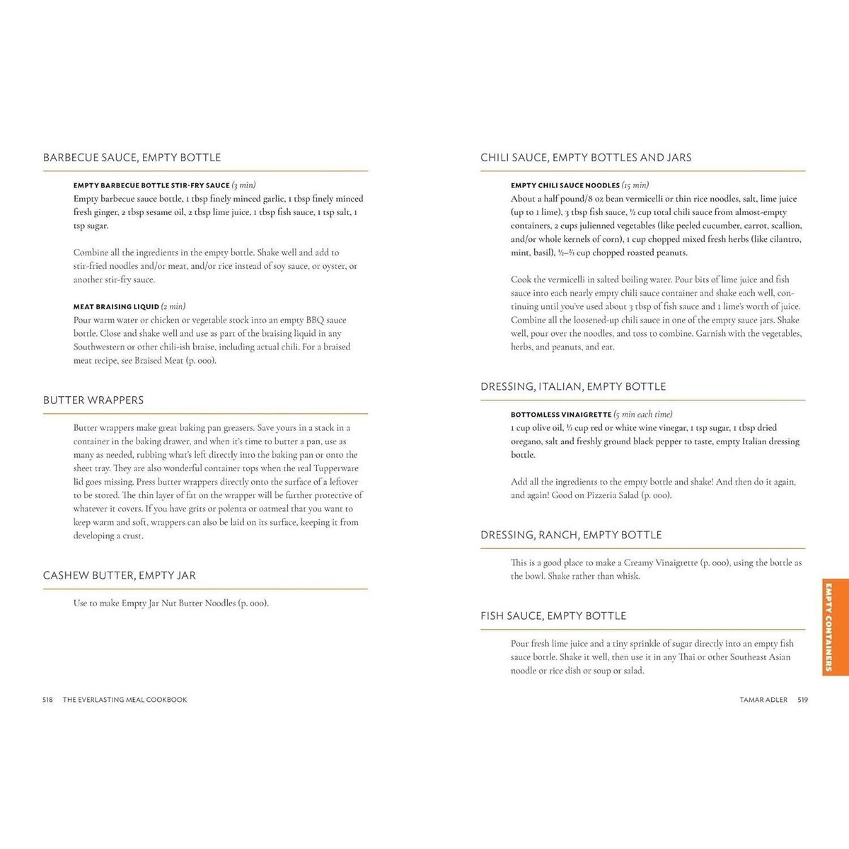 The Everlasting Meal Cookbook: Leftovers A-Z (Spiral Bound)
