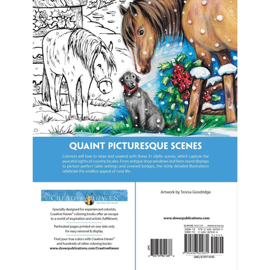 Creative Haven Country Charm Coloring Book