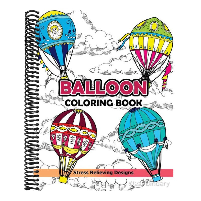Balloon Coloring Book: Hot Air Balloon