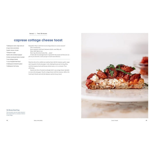 Easy Everyday: 100 Recipes and Meal Prep Ideas for Effortless Eats; A Cookbook (Spiral Bound)