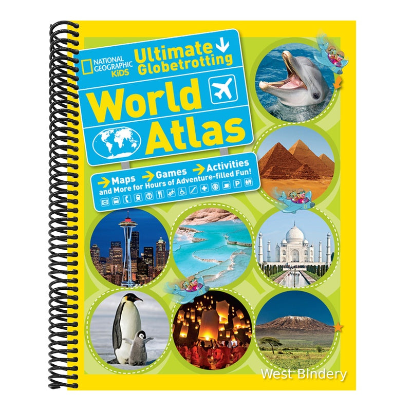 National Geographic Kids Ultimate Globetrotting World Atlas: Maps, Games, Activities, and More for Hours of Adventure-Filled Fun!