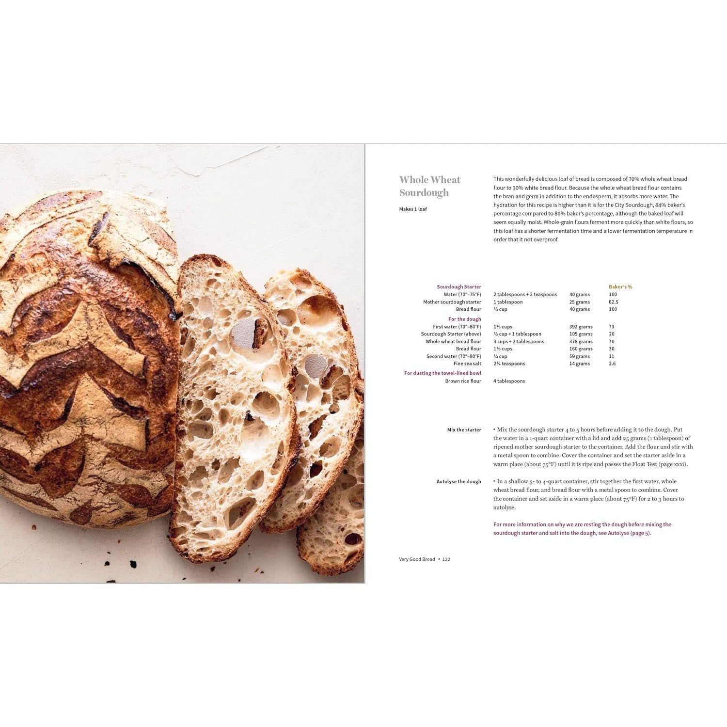 Very Good Bread: The Science of Dough and the Art of Making Bread at Home: A Cookbook (Spiral Bound)