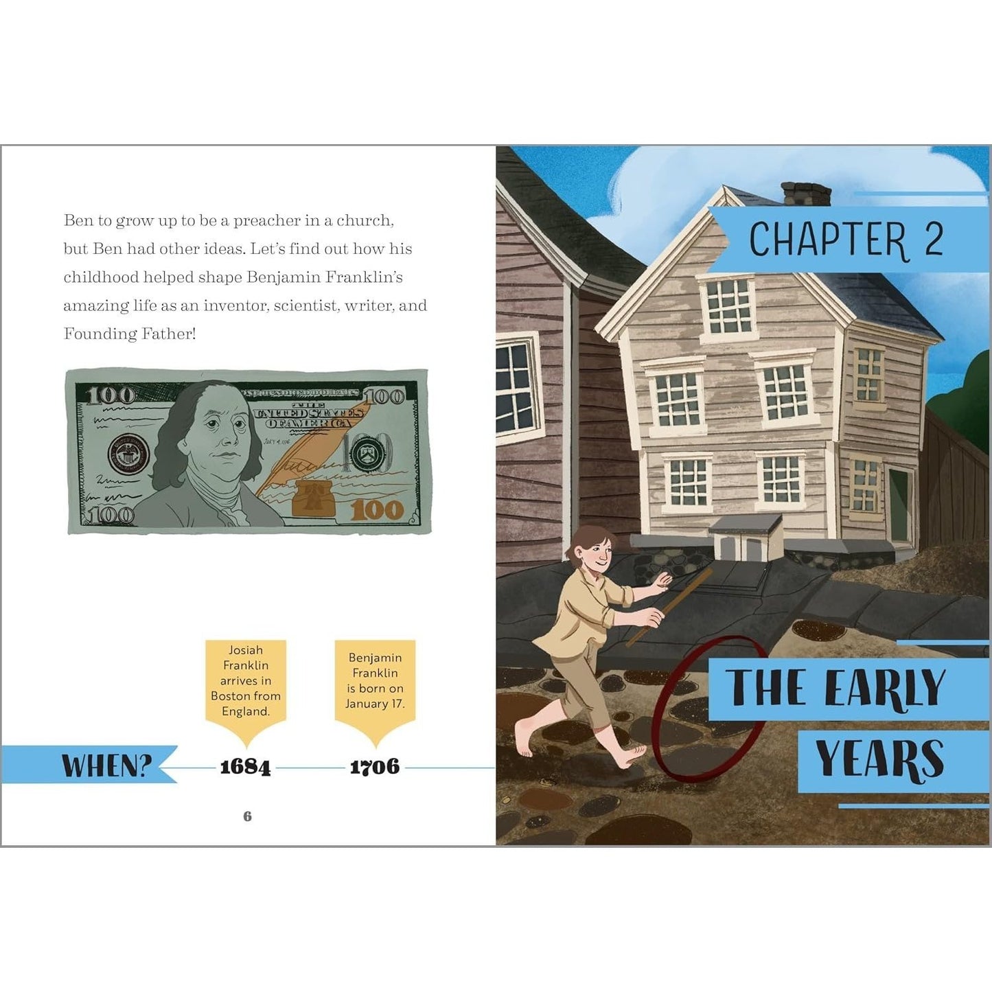 The Story of Benjamin Franklin: An Inspiring Biography for Young Readers