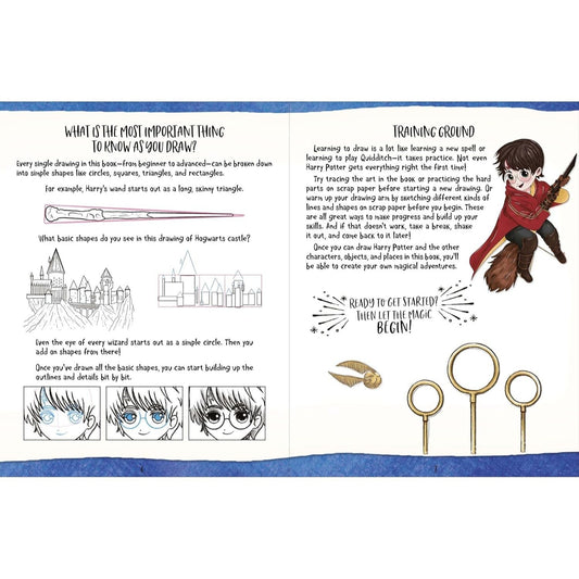 The Official Harry Potter How to Draw (Spiral Bound)
