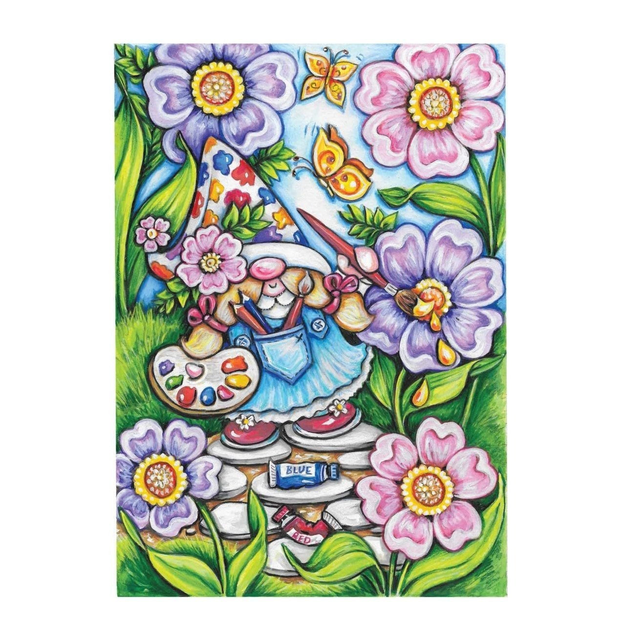 Creative Haven Garden Gnomes Coloring Book