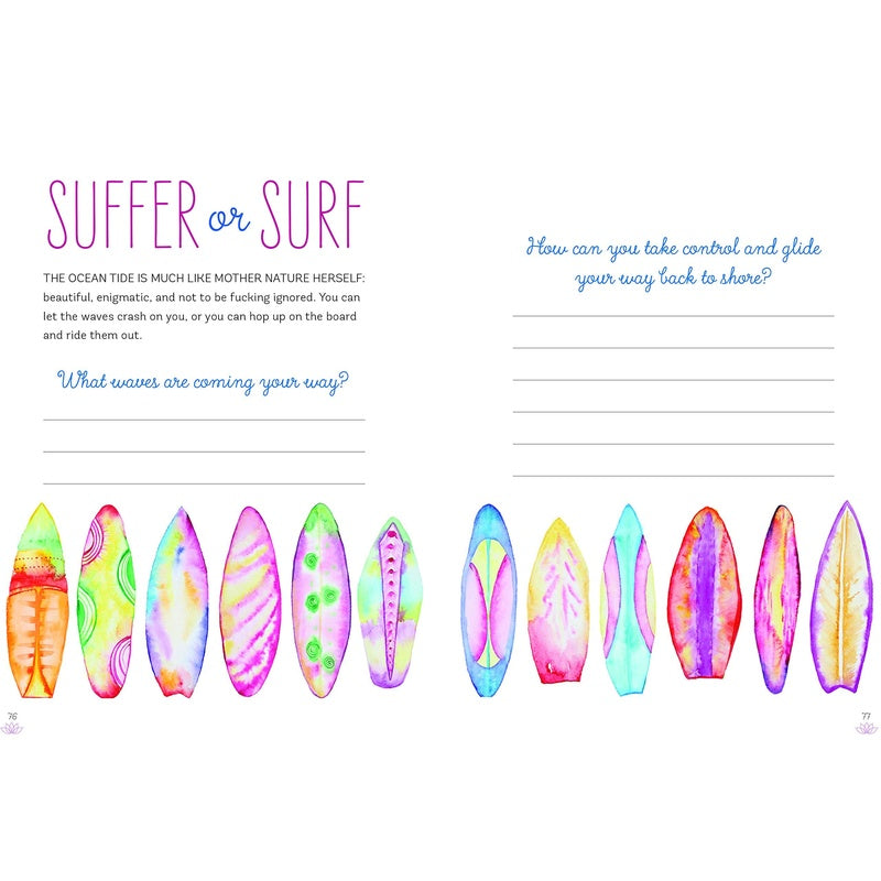 Zen as F*ck: A Journal for Practicing the Mindful Art of Not Giving a Sh*t (Spiral Bound)