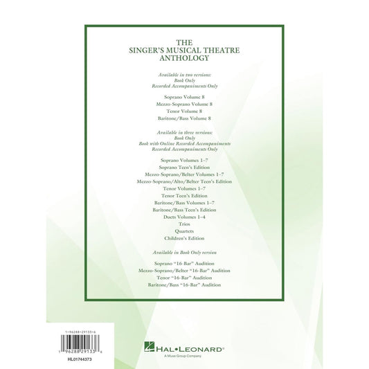 The Singer's Musical Theatre Anthology Volume 8: Tenor Edition