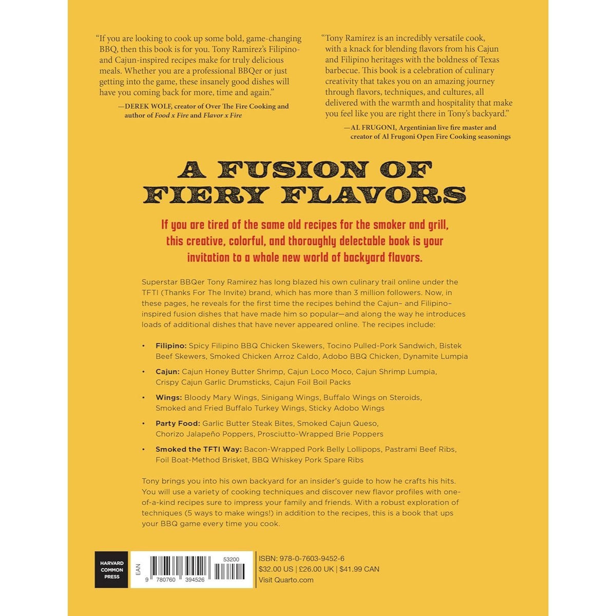 Backyard BBQ with Fire and Spice: Filipino- And Cajun-Inspired Recipes for the Smoker and Grill