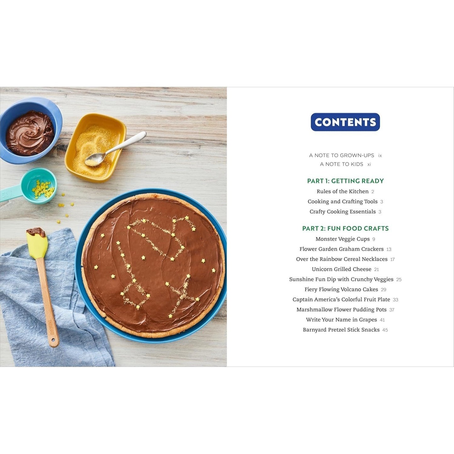 Edible Crafts Kids' Cookbook: 25 Fun Projects to Make and Eat! (Spiral Bound)