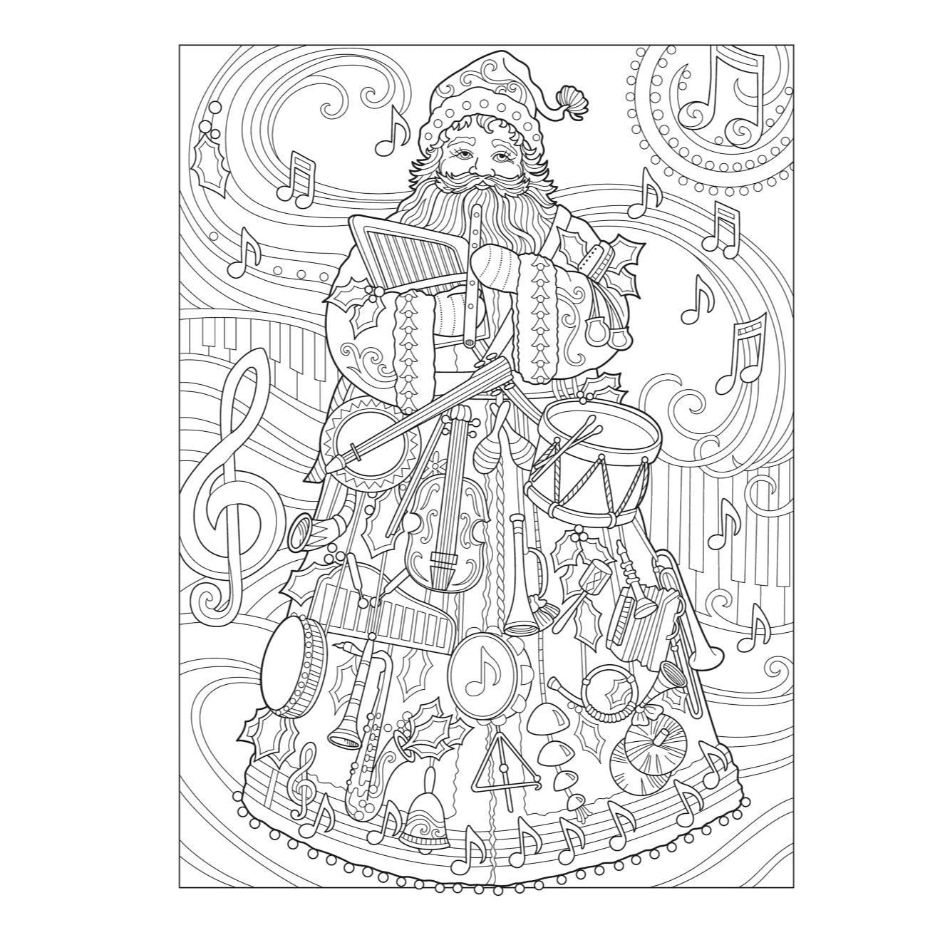 Creative Haven Creative Christmas Coloring Book