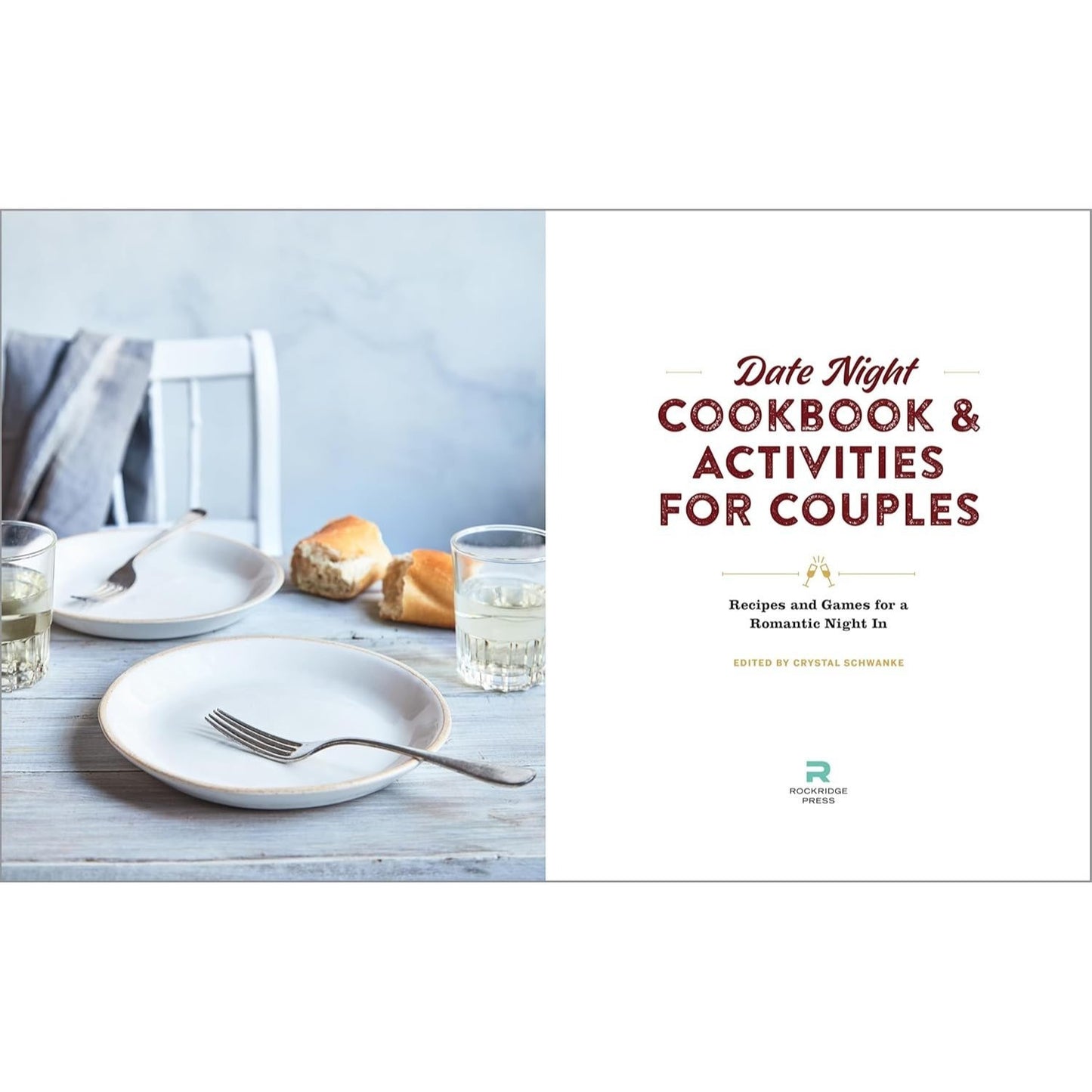 Date Night Cookbook and Activities for Couples: Recipes and Games for a Romantic Night in (Spiral Bound)