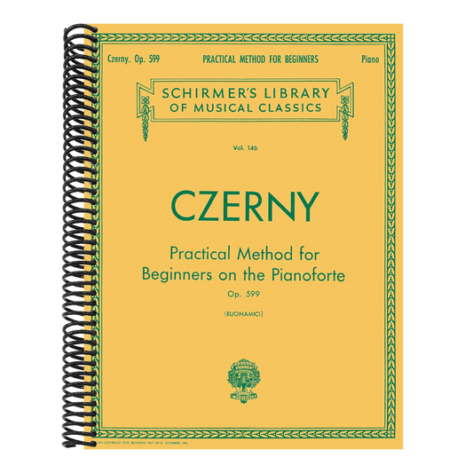 Practical Method for Beginners, Op. 599: Schirmer Library of Classics Volume 146 - Piano Technique and Exercise Book - Easy-To-Read Piano Scales Book (Spiral Bound)