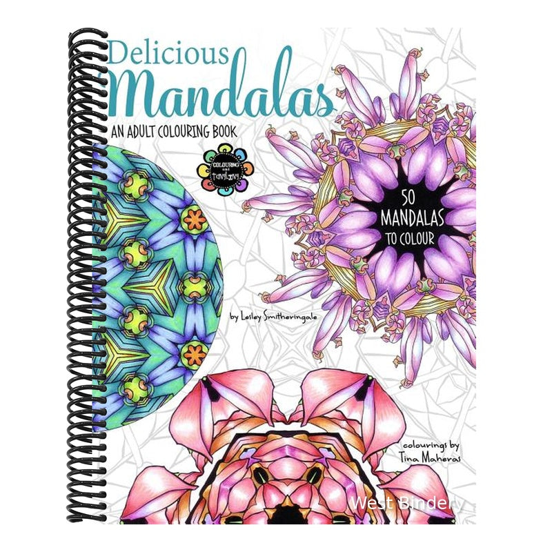 Delicious Mandalas - Mandala Coloring Book for Adults - Mandala Calm Coloring