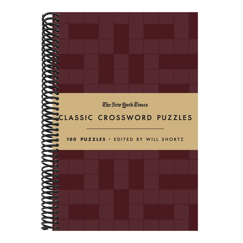The New York Times Classic Crossword Puzzles (Cranberry and Gold): 100 Puzzles Edited by Will Shortz