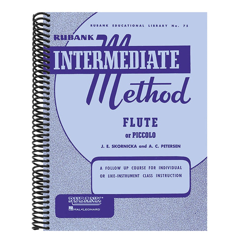 Rubank Intermediate Method: Flute or Piccolo - Flute Music Book - Piccolo Sheet Music Book - Sheet