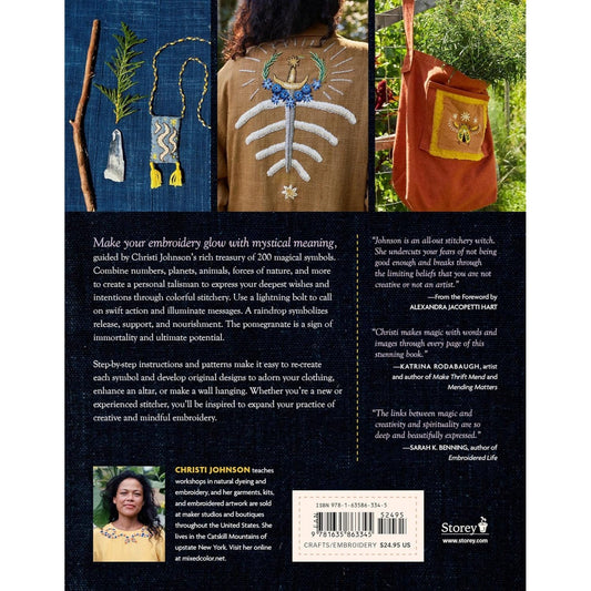 Mystical Stitches: Embroidery for Personal Empowerment and Magical Embellishment (Spiral Bound)