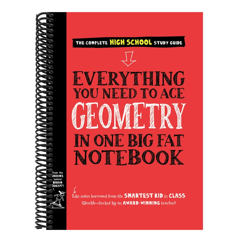 Everything You Need to Ace Geometry in One Big Fat Notebook (Big Fat Notebooks) (Spiral Bound)