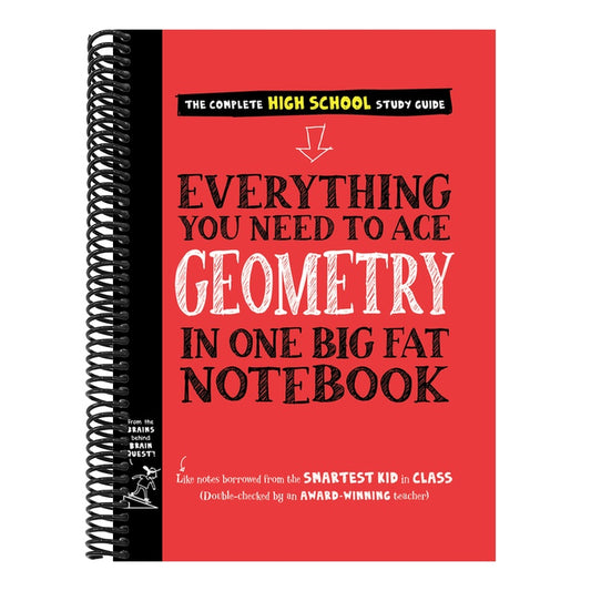 Everything You Need to Ace Geometry in One Big Fat Notebook (Big Fat Notebooks) (Spiral Bound)