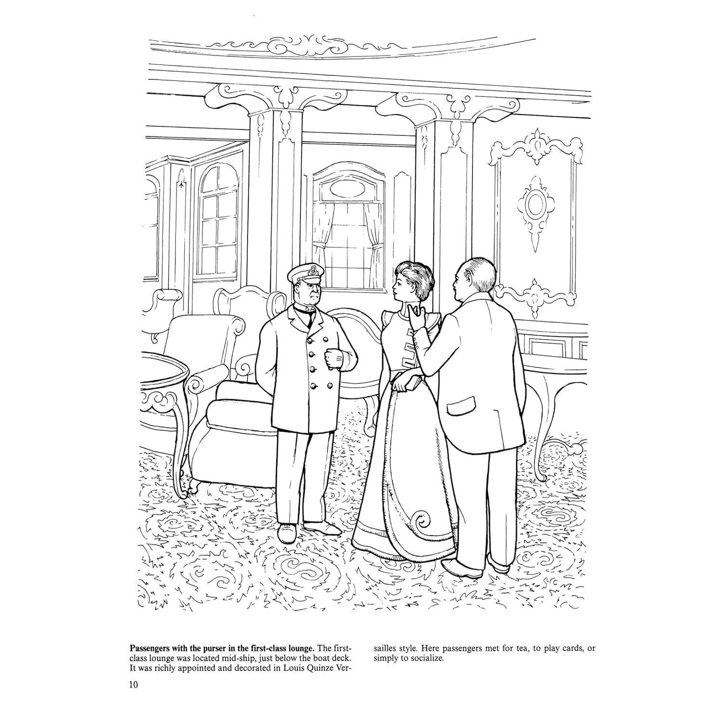 The Titanic Coloring Book