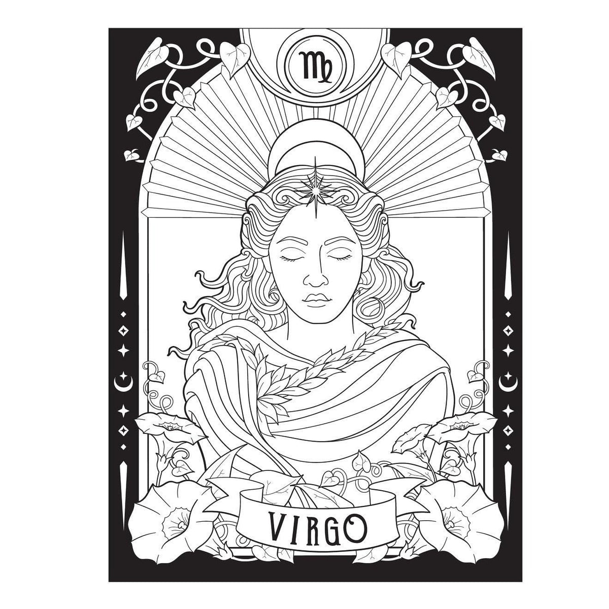 Creative Haven Astrology Coloring Book