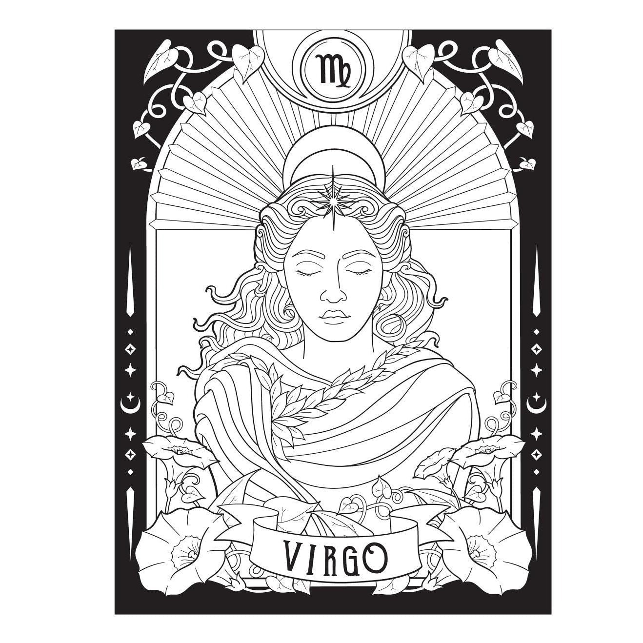 Creative Haven Astrology Coloring Book