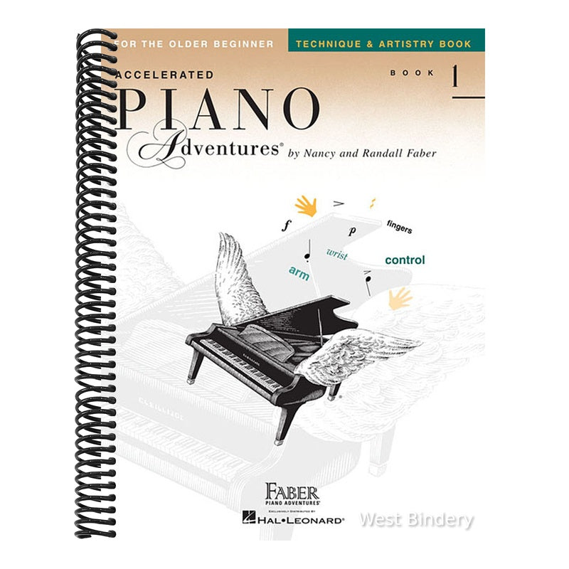 Accelerated Piano Adventures for the Older Beginner - Technique & Artistry Book 1