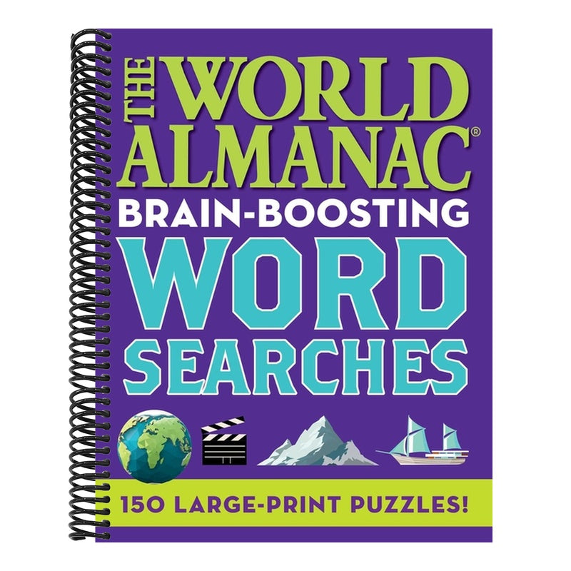 The World Almanac Brain-Boosting Word Searches: 150 Large-Print Puzzles!
