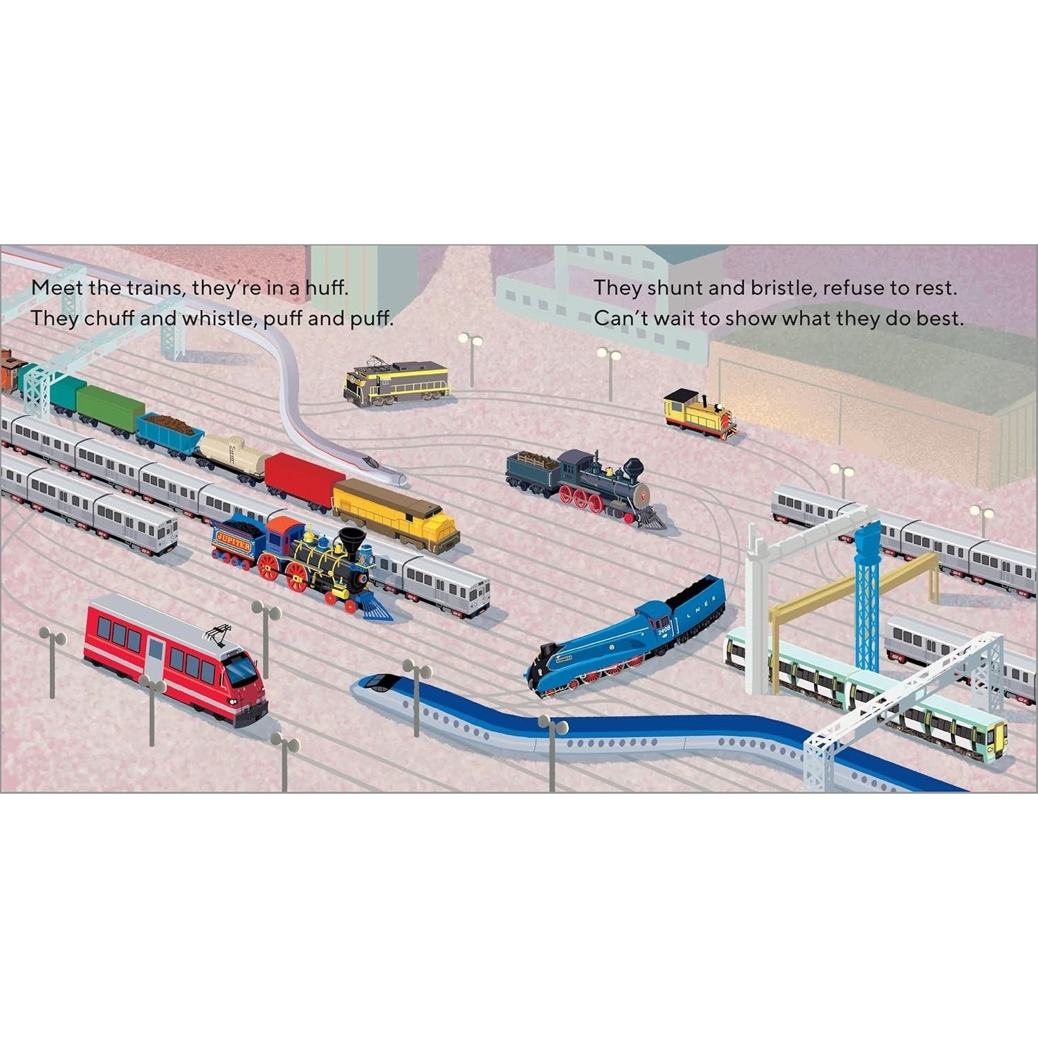 Trains Coming Through!: My First Book of Trains