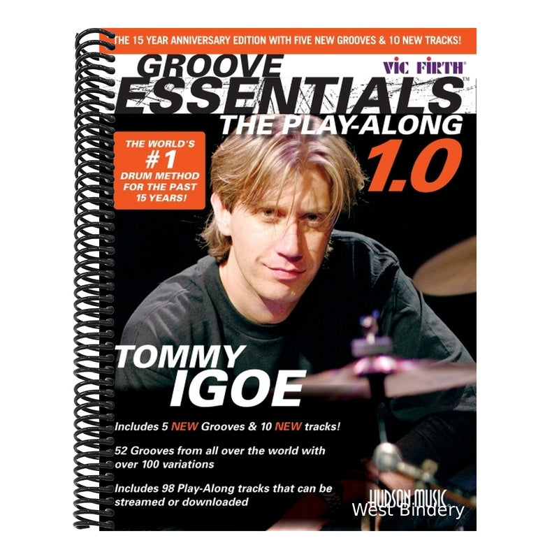 Groove Essentials 1.0 - The Play-Along Book/Online Audio - Drum Book with 52 Grooves and Over 100 Va