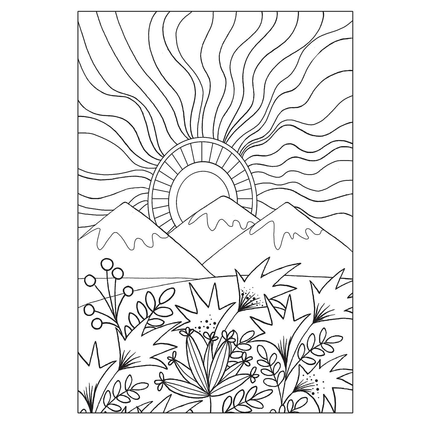 Creative Haven Happiness Coloring Book