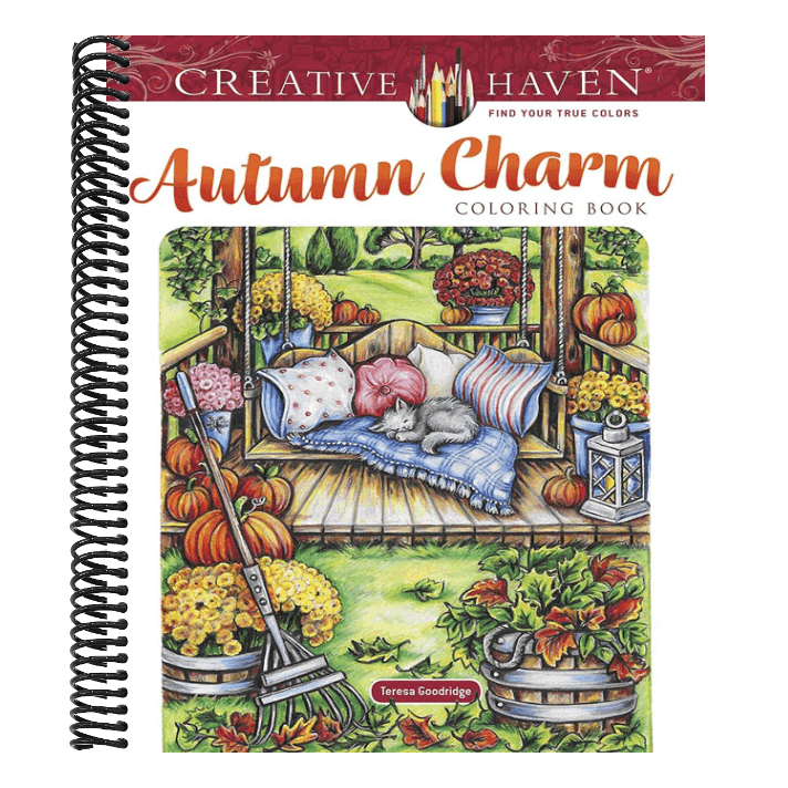 Creative Haven Autumn Charm Coloring Book (Adult Coloring Books: Seasons)