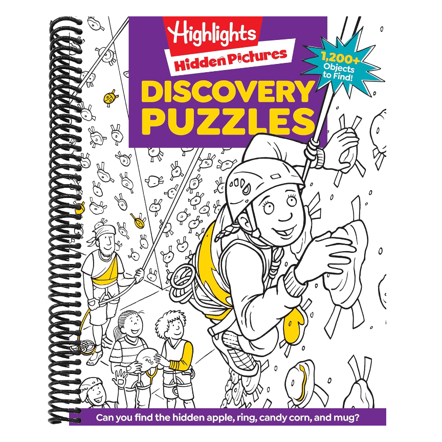 Discovery Puzzles (Highlights Hidden Pictures) (Spiral Bound)
