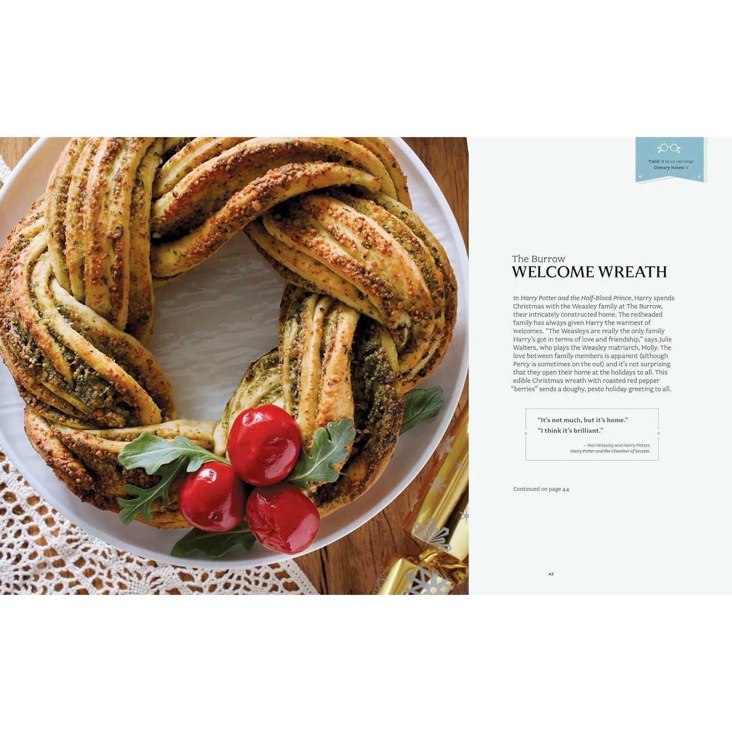 Harry Potter: Official Christmas Cookbook (Spiral Bound)