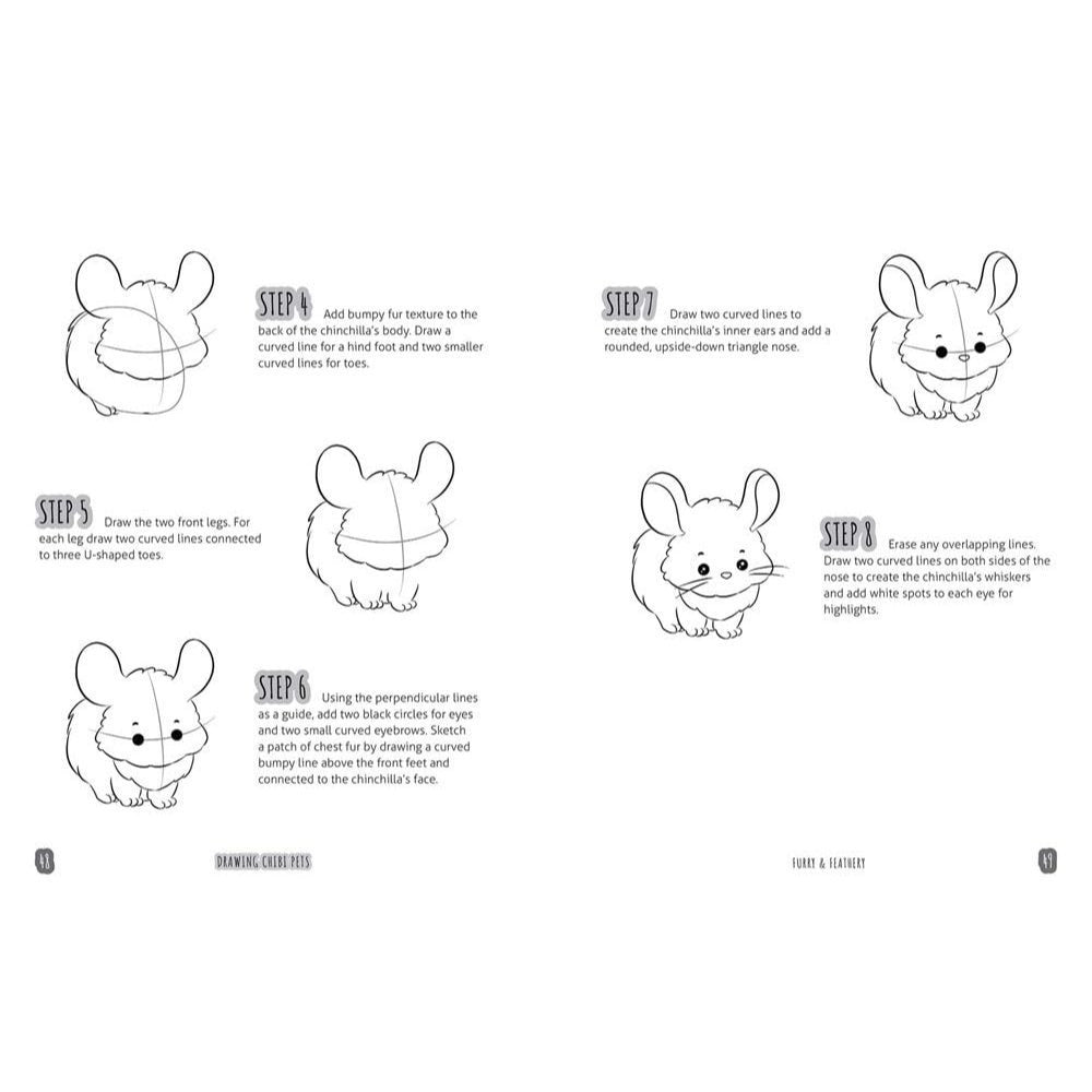 Drawing Chibi Pets: Learn to Draw Kawaii Companions, from Dogs, Cats, and Hamsters to Lizards and Fish! (How to Draw Books)