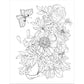 Stress Relief Flower Coloring Book for Adults: Beautiful and Relaxing Floral Designs, Arrangements, and Bouquets (Spiral Bound)