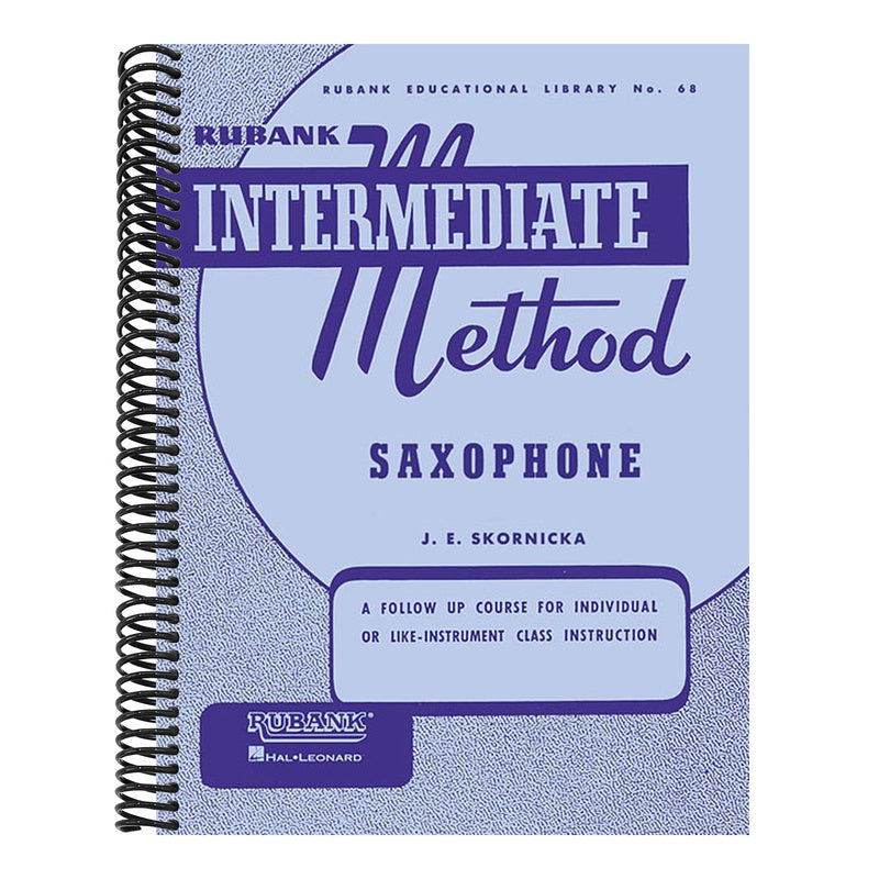 Rubank Intermediate Method Saxophone (Rubank Educational Library 68) - Saxophone Music Book for CL