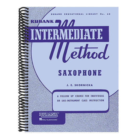 Rubank Intermediate Method Saxophone (Rubank Educational Library 68) - Saxophone Music Book for CL