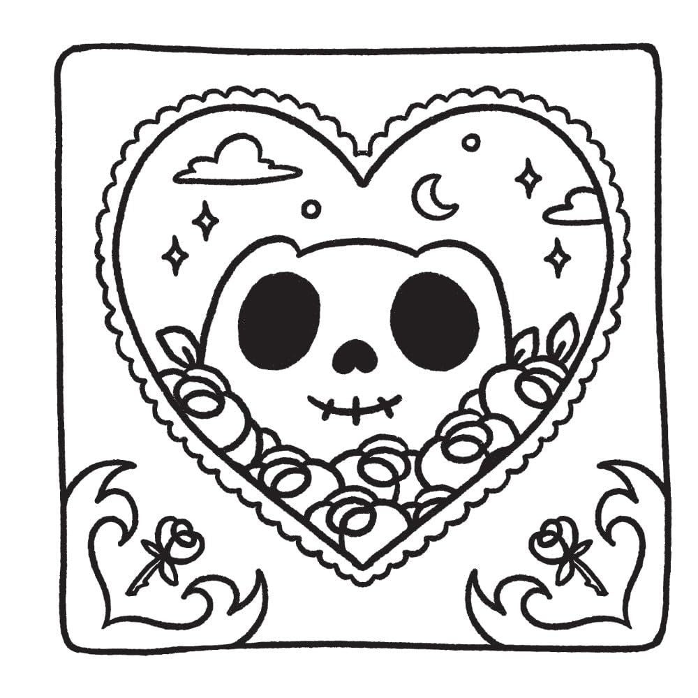 Comfy Buddies: A Creepy Sweet Coloring Book
