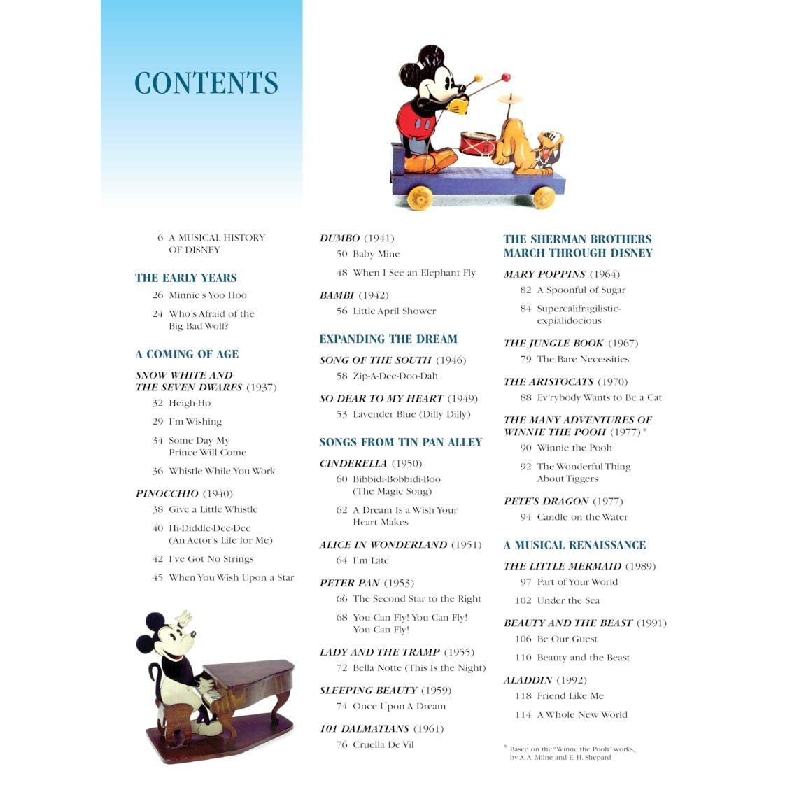 The Illustrated Treasury of Disney Songs (Revised)