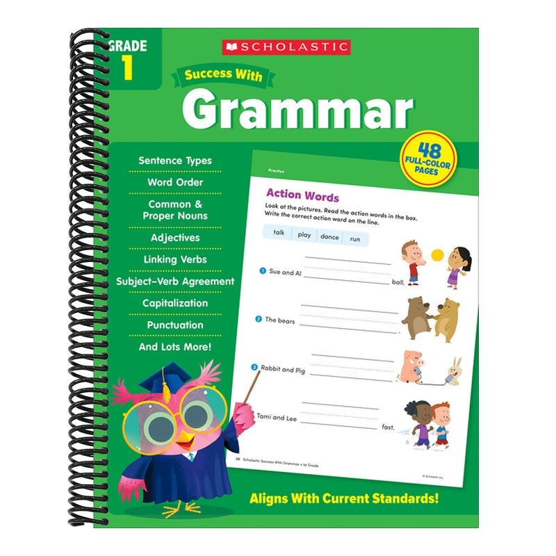 Scholastic Success with Grammar Grade 1 Workbook