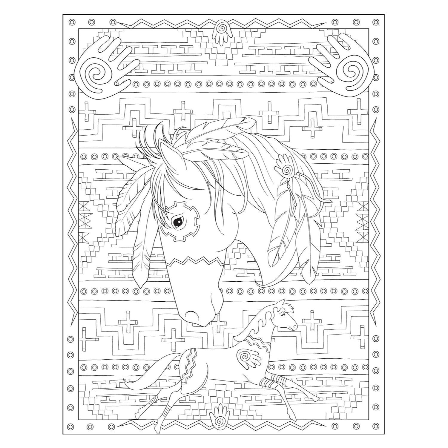 Creative Haven Native American Designs Coloring Book