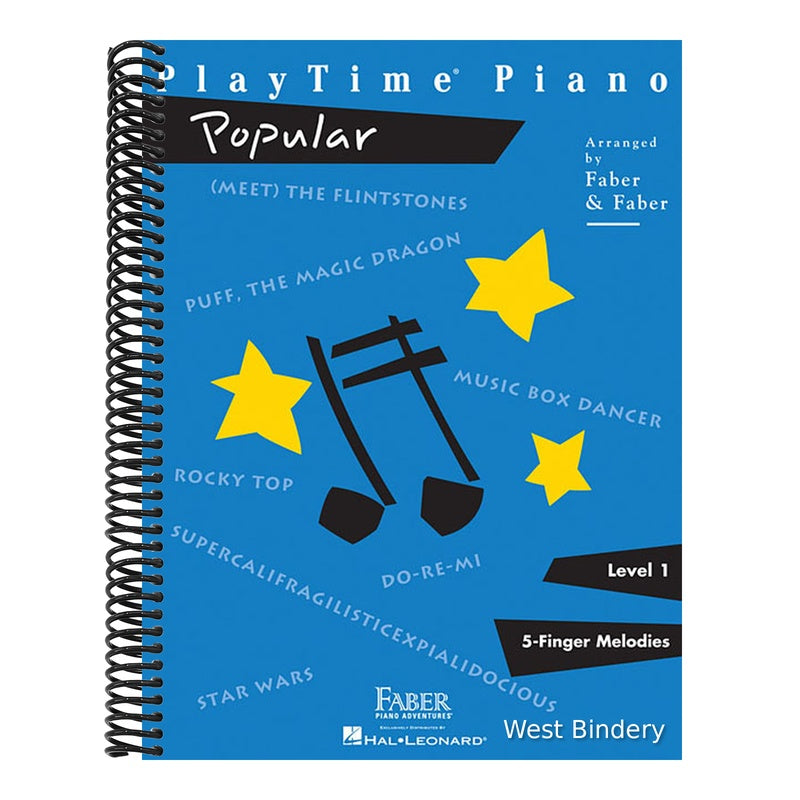 Playtime Piano: Popular - Level 1 Easy Piano Sheet Music with Popular Songs for Beginner Students Fun Repertoire Songbook for Young Musicians Faber Pi