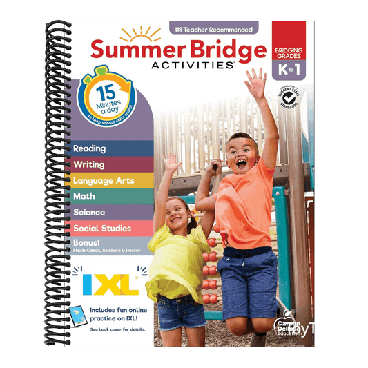 Summer Bridge Activities, Grades K - 1 (Summer Bridge Activities)