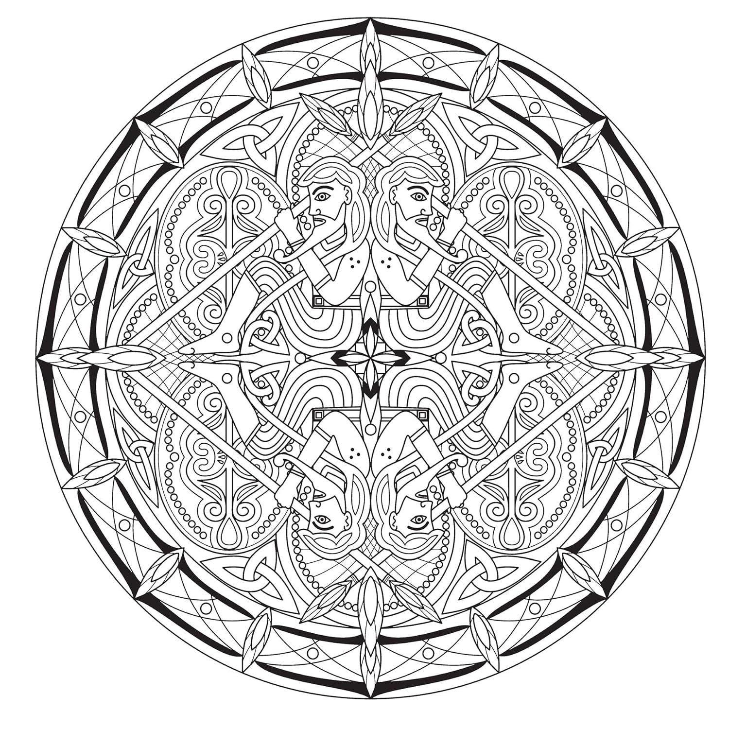 Creative Haven Celtic Mandalas Coloring Book