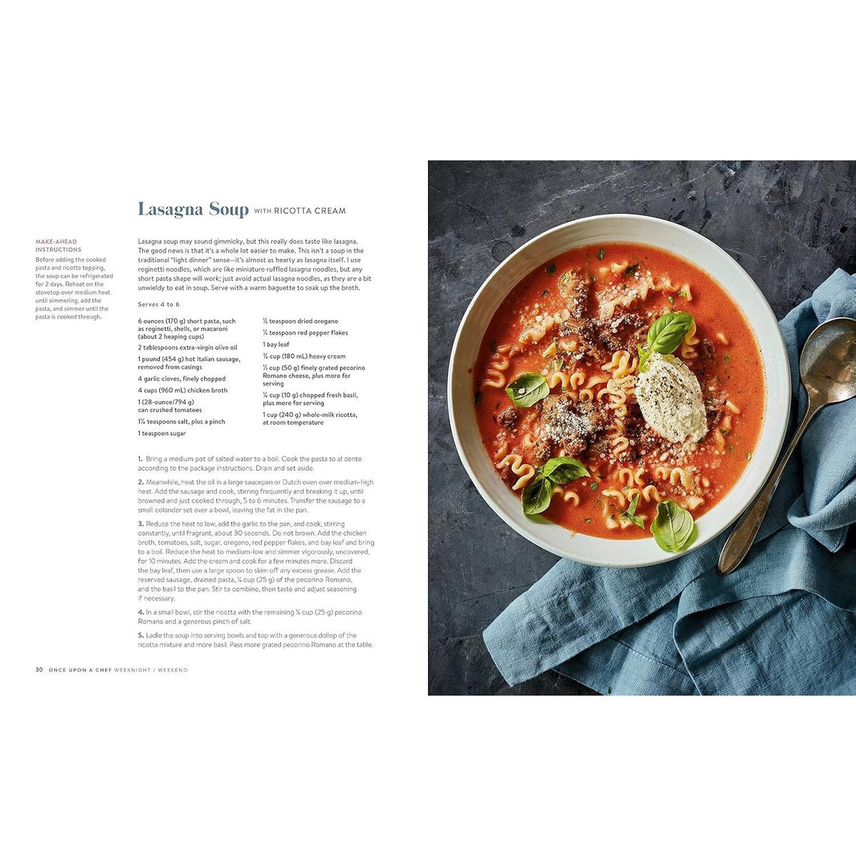 Once Upon a Chef: Weeknight/Weekend: 70 Quick-Fix Weeknight Dinners + 30 Luscious Weekend Recipes: A Cookbook (Spiral Bound)